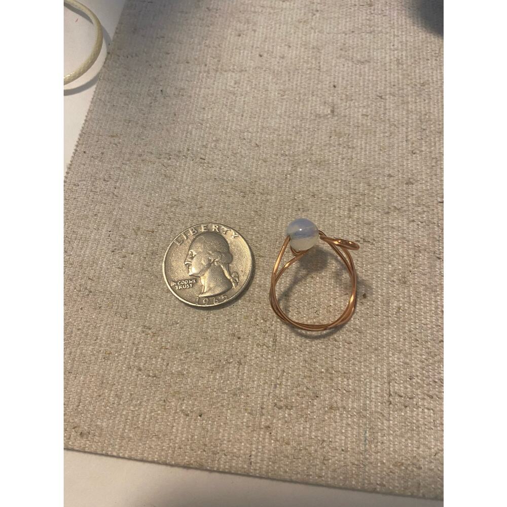 wire wrapped ring - Picture 3 of 4